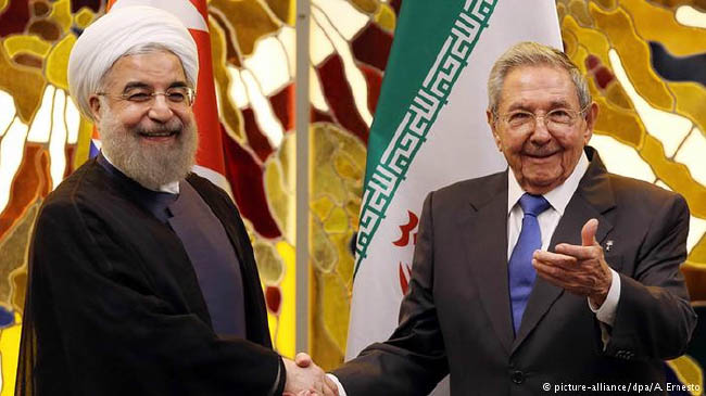 دیدار حسن روحانی با برادران کاسترو در هاوانا